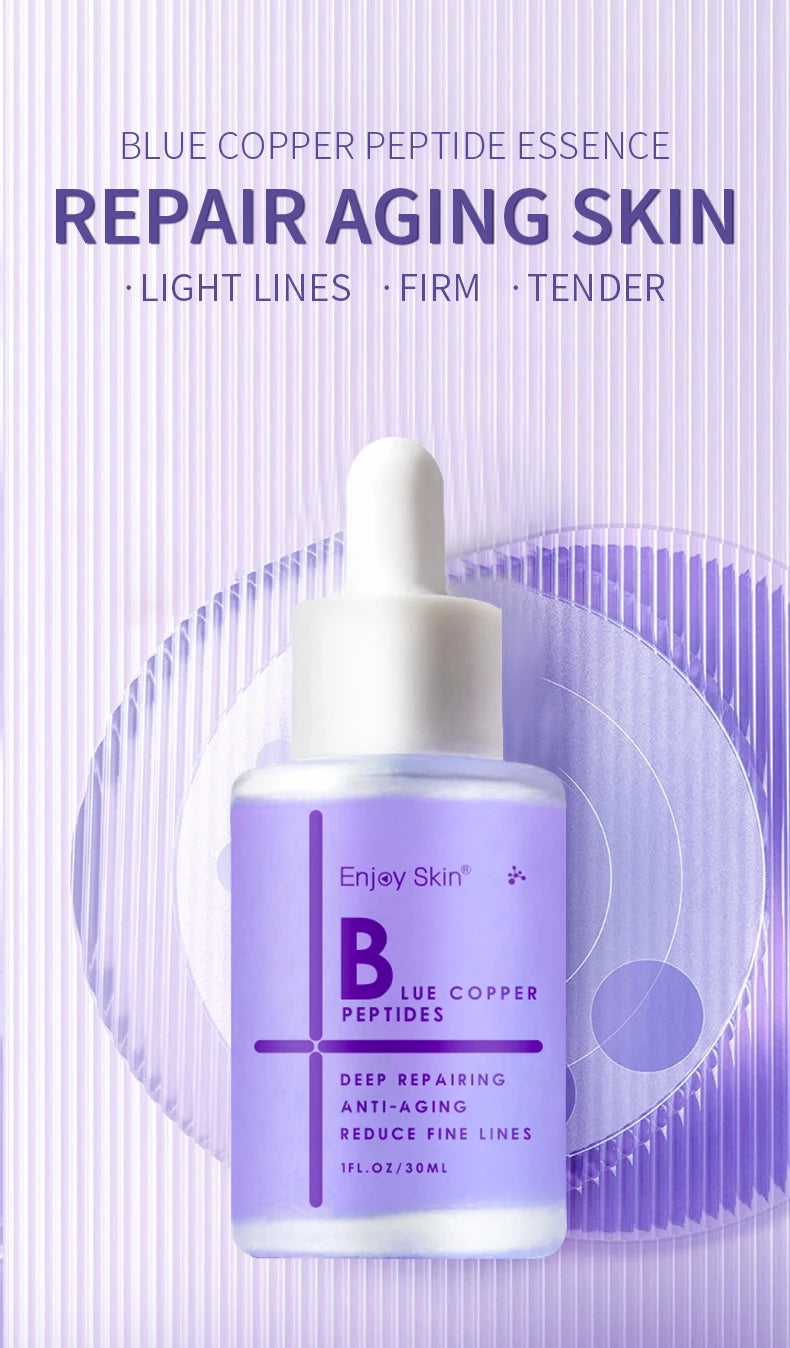 Organic Vegan Anti Aging Copper Peptide Face Serum by Enjoy Skin