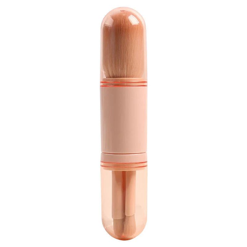 Portable makeup brush set (4-in-1 )