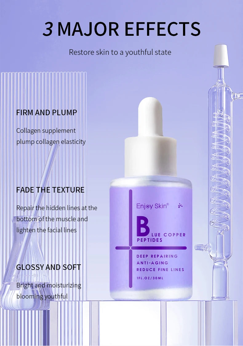 Organic Vegan Anti Aging Copper Peptide Face Serum by Enjoy Skin