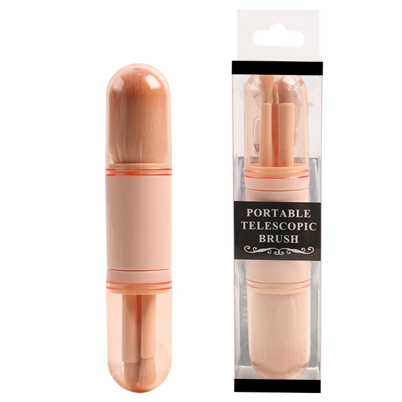 Portable makeup brush set (4-in-1 )