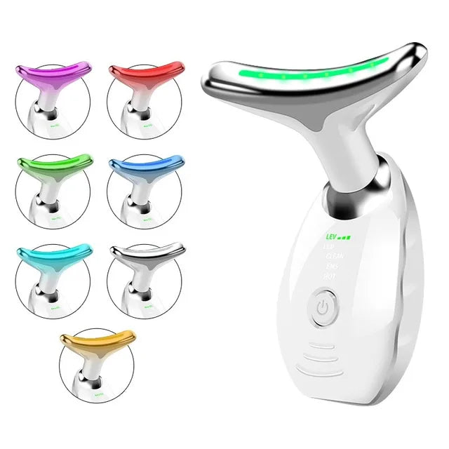 Skin Firming Facial Massage Device - Portable 7 Colors Treatment