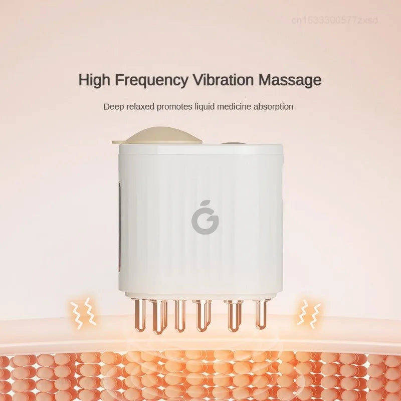 Youpin Hipee Scalp Applicator Infrared Light Vibration Massage Scalp Liquid Comb Essential Oil Liquid Guiding Massager Comb Hair