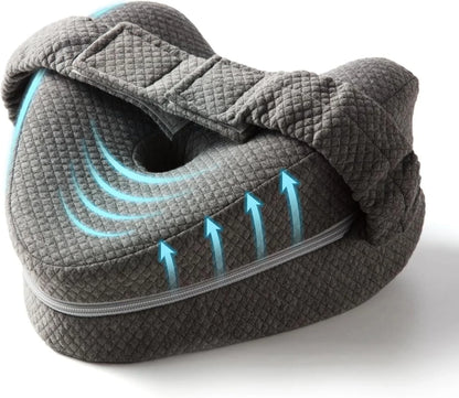 Close-up of breathable removable leg pillow cover