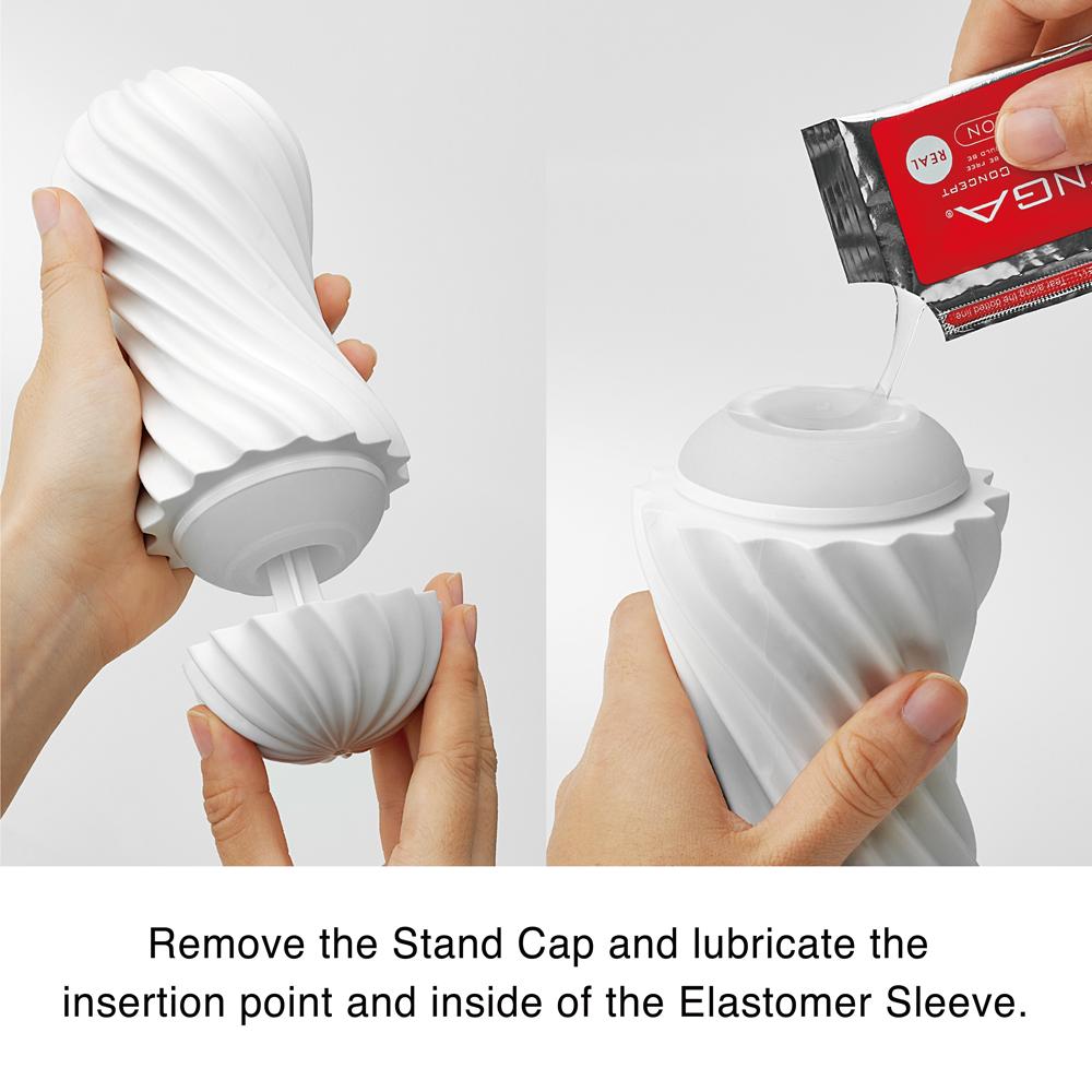 TENGA Flexible Spiralling Reusable Male Masturbator Cup