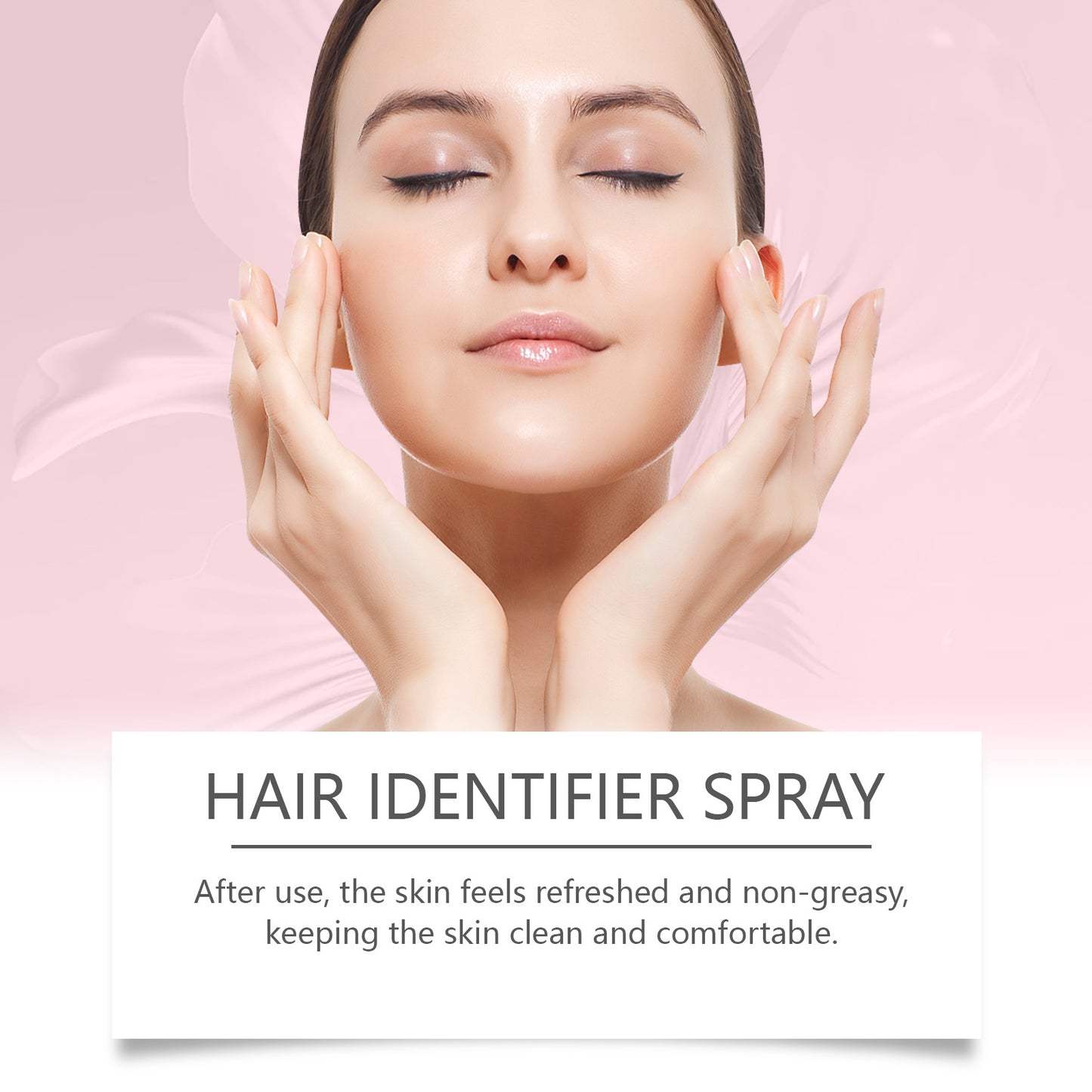 Hair Identifier Spray For Face Shaving (4 X Eyebrow Trimmers Included for Free)