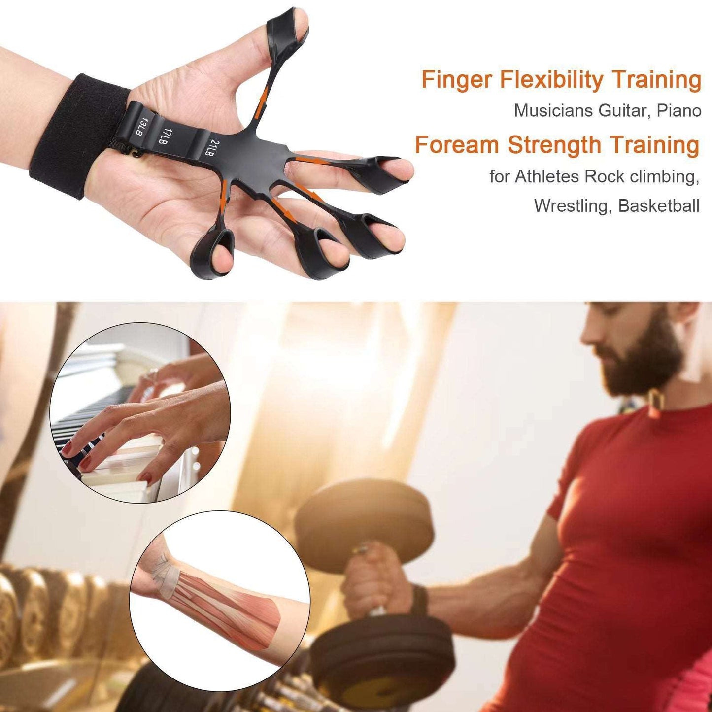 Grip Training Device for Finger strength and Arm Muscle