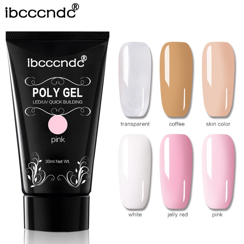 Acrylic Nail Polygel with Enhanced Slip Solution