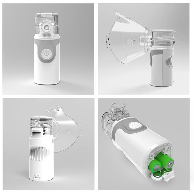 Portable Mini Ultrasonic Mesh Nebulizer (Handheld Inhaler, Asthma Atomizer) – USB-Powered Mist Therapy for Adults & Kids