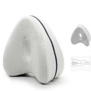 Legacy memory foam leg pillow in white