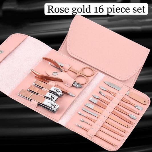 16-piece Manicure Nail Set