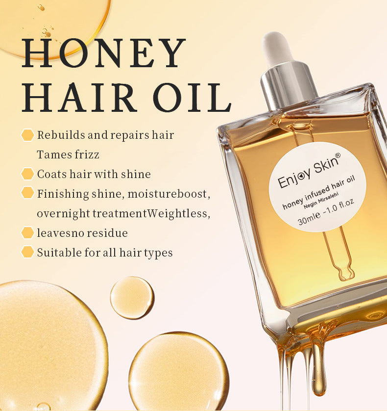 Honey Hair Oil For Hair Repair, Moisturizing & Straightening.