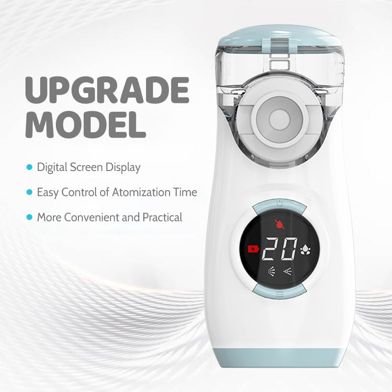 Portable Mesh Nebulizer with Digital Display