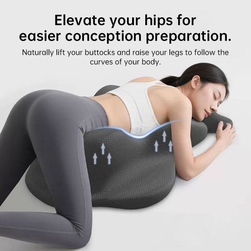 Ergonomic Couples Support Pillow – Multifunctional Waist & Positioning Bed Cushion