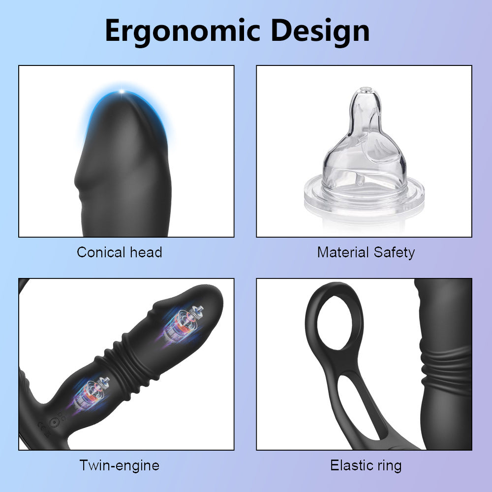 Remote Control 3 in 1 Anal Vibrator