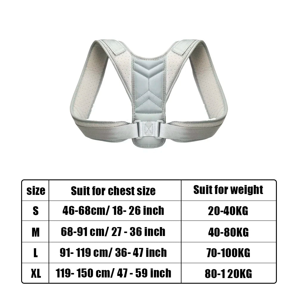 Back Posture Corrector Adjustable Brace for Men & Women
