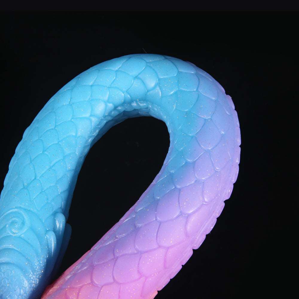 Flying Dragon Color Luminous Phallus Anal Whip/Plug