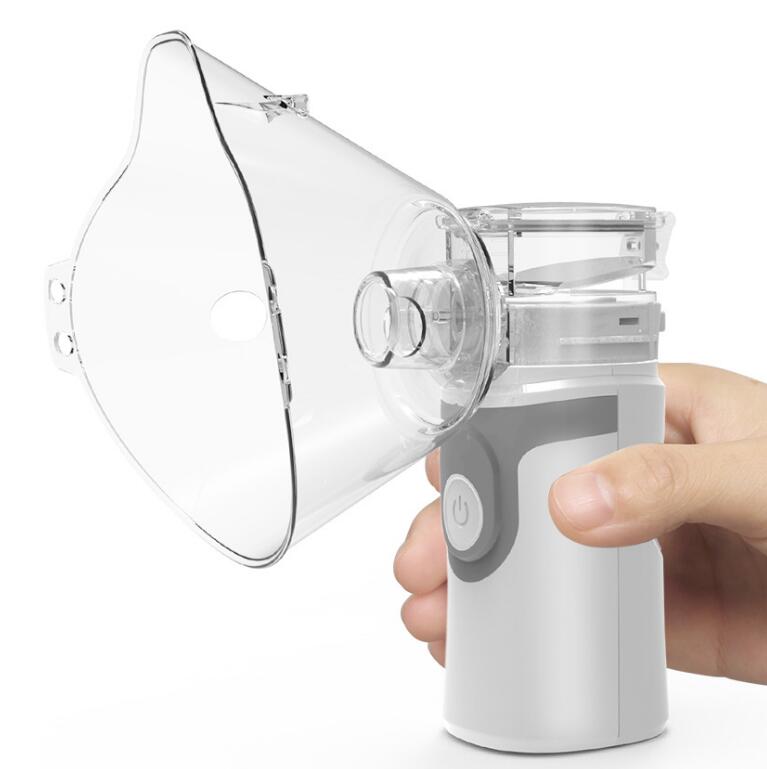 Portable Mini Ultrasonic Mesh Nebulizer (Handheld Inhaler, Asthma Atomizer) – USB-Powered Mist Therapy for Adults & Kids