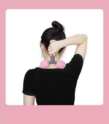 Y-shape handheld muscle massage roller – image 5