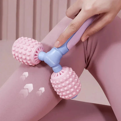 Y-shape handheld muscle massage roller – image 2