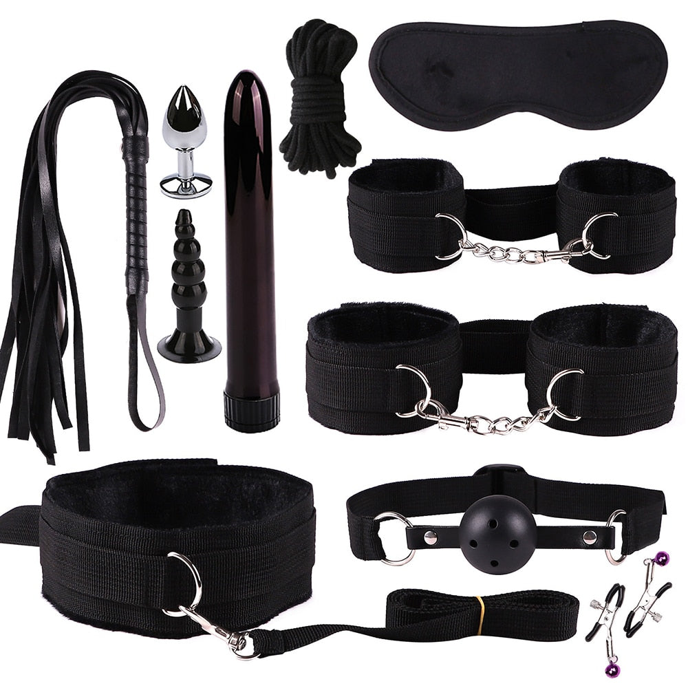 BDSM Set For Couples - Bondage Set (8-11 PCS)