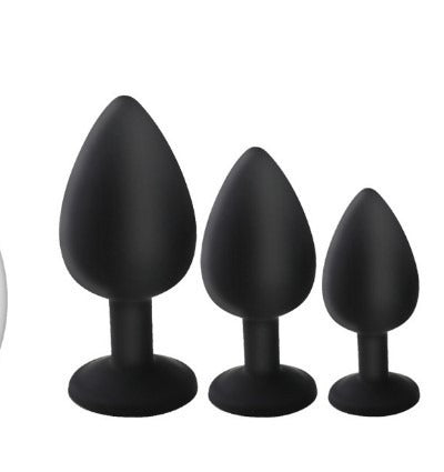 Rechargeable 10-Frequency Vibrating Anal Plugs