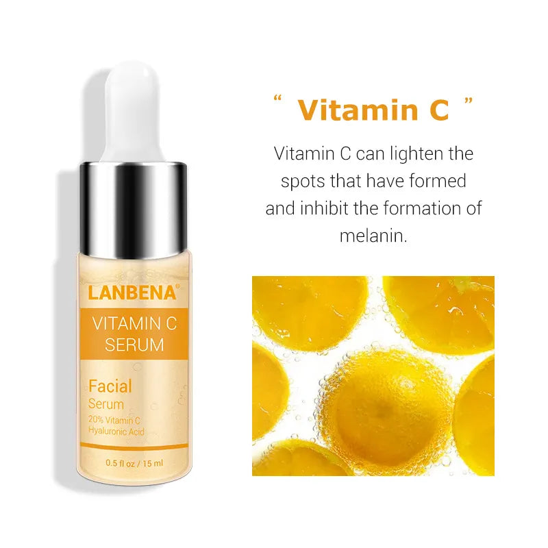 LANBENA Hyaluronic Acid Serum; LANBENA Vitamin C Serum, LANBENA Six Peptides 24K Serum, LANBENA Blueberry Serum and LANBENA Pore Treatment Serum