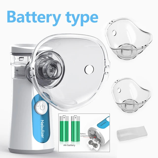 Handheld Portable (Autocleaning) Inhale Silent Nebulizer