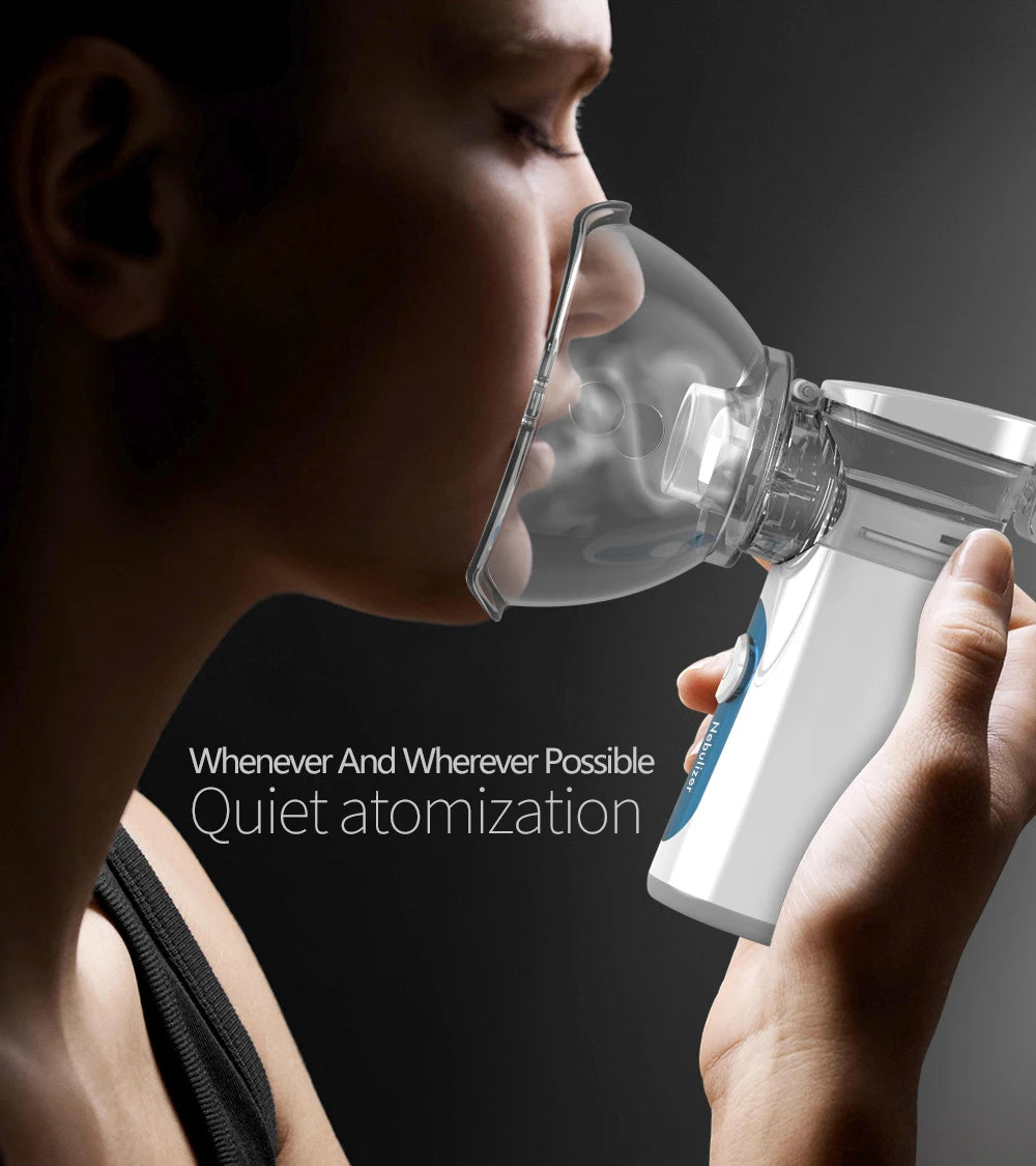 Handheld Portable (Autocleaning) Inhale Silent Nebulizer