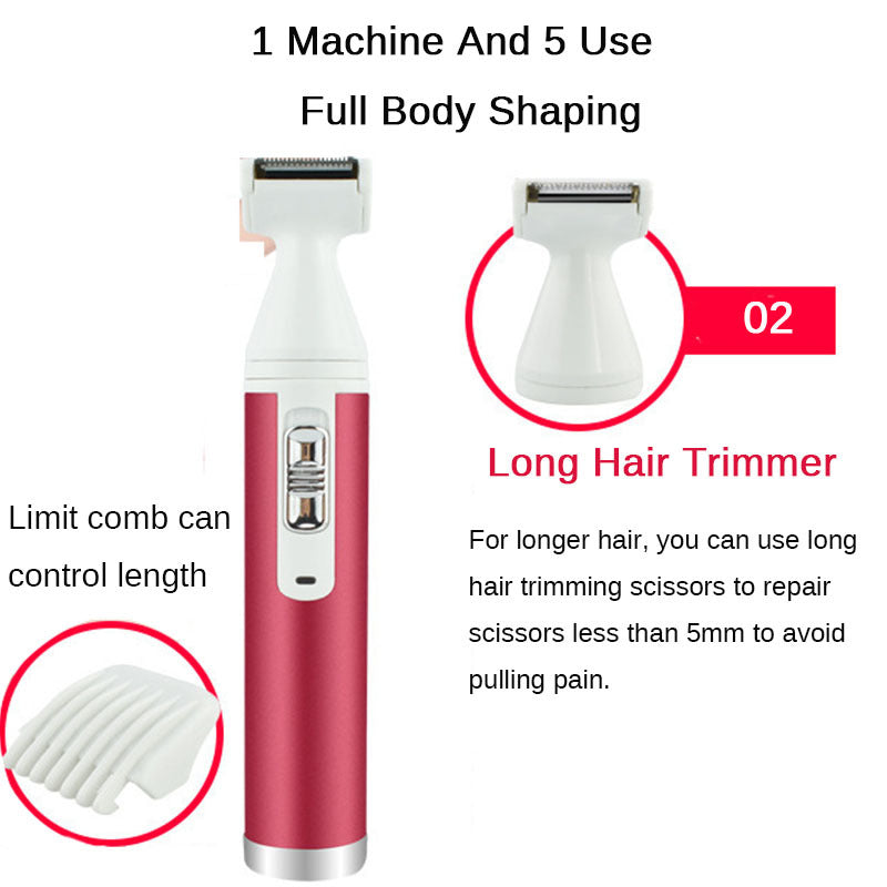 Multifunctional Shaver For Women (5 In 1)