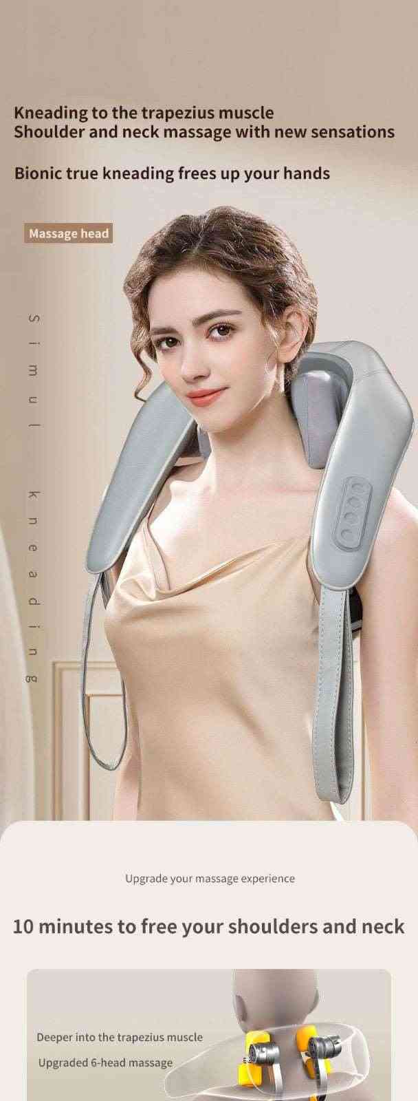 Cervical Spine, Shoulder, Neck, Waist, Leg kneading hot compress massager